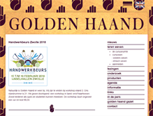 Tablet Screenshot of goldenhaand.nl